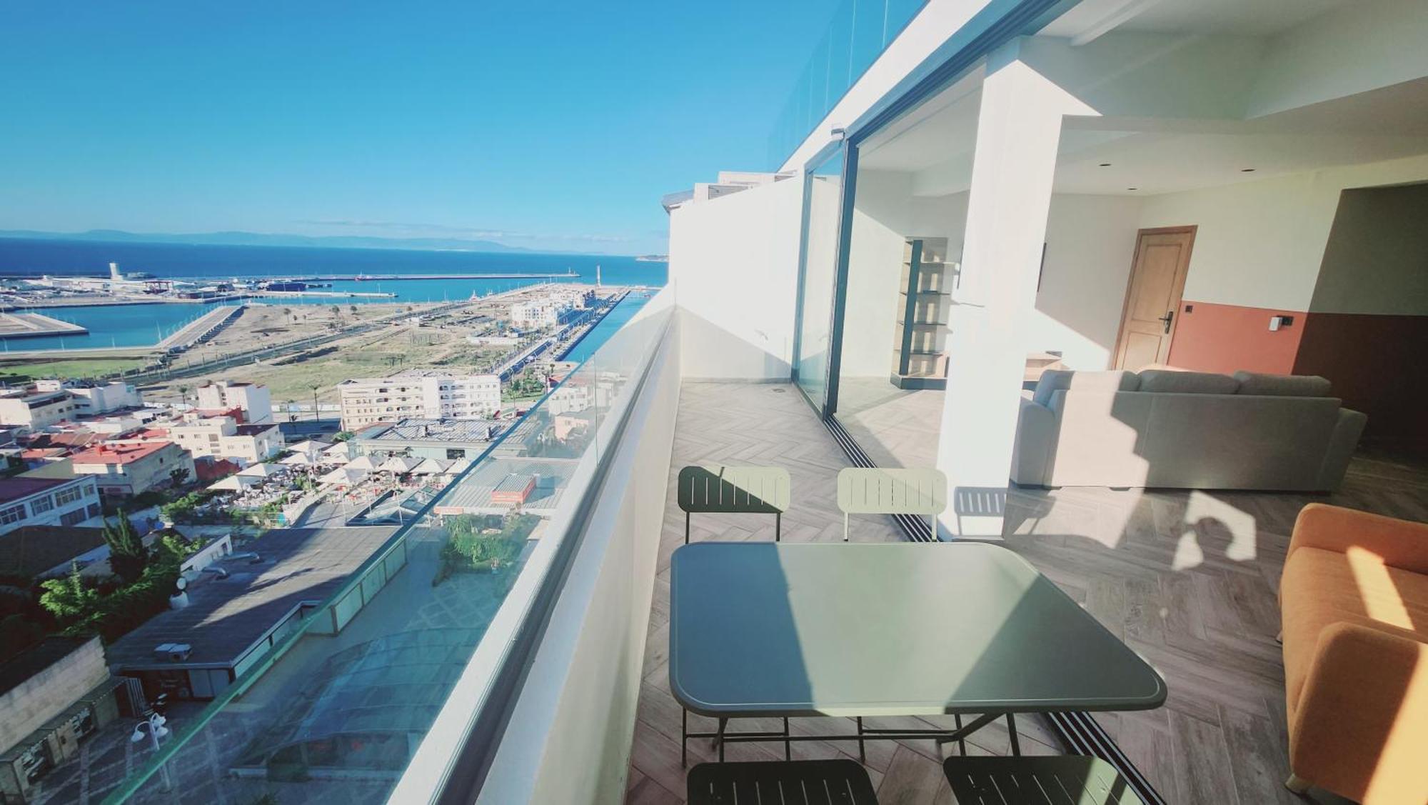 Appartement Vue Sur Mer Tanger Exteriör bild