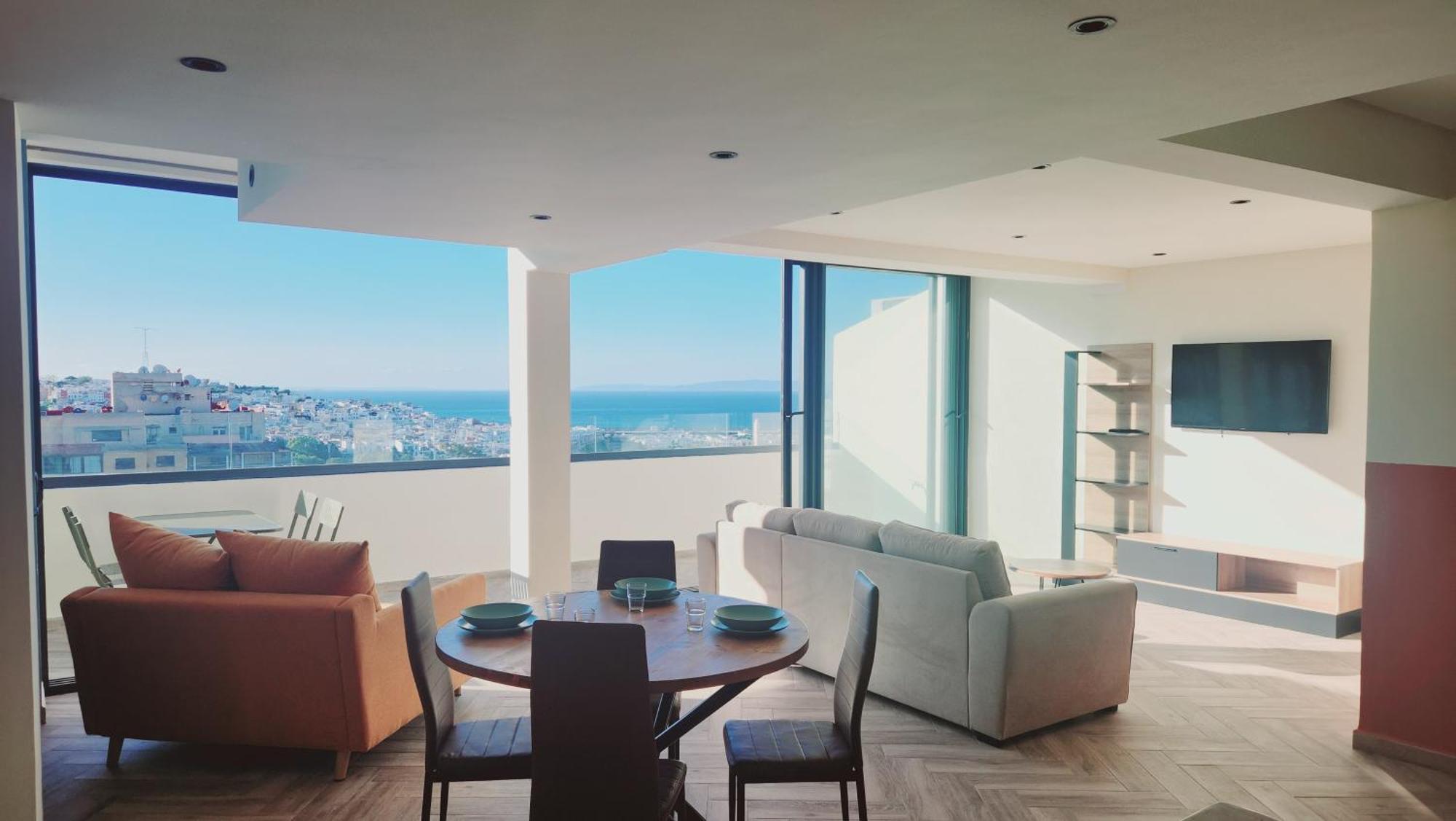 Appartement Vue Sur Mer Tanger Exteriör bild