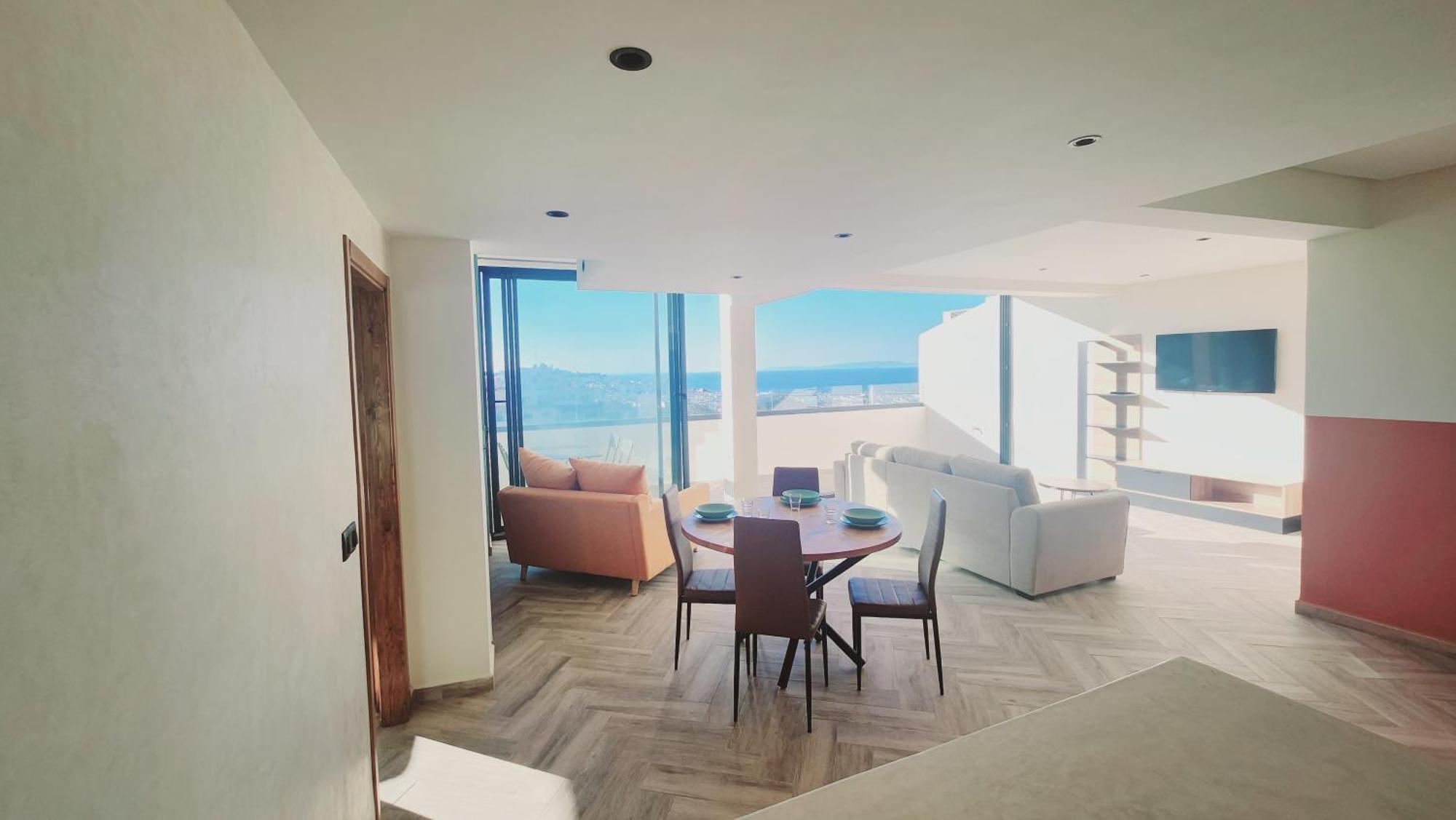 Appartement Vue Sur Mer Tanger Exteriör bild