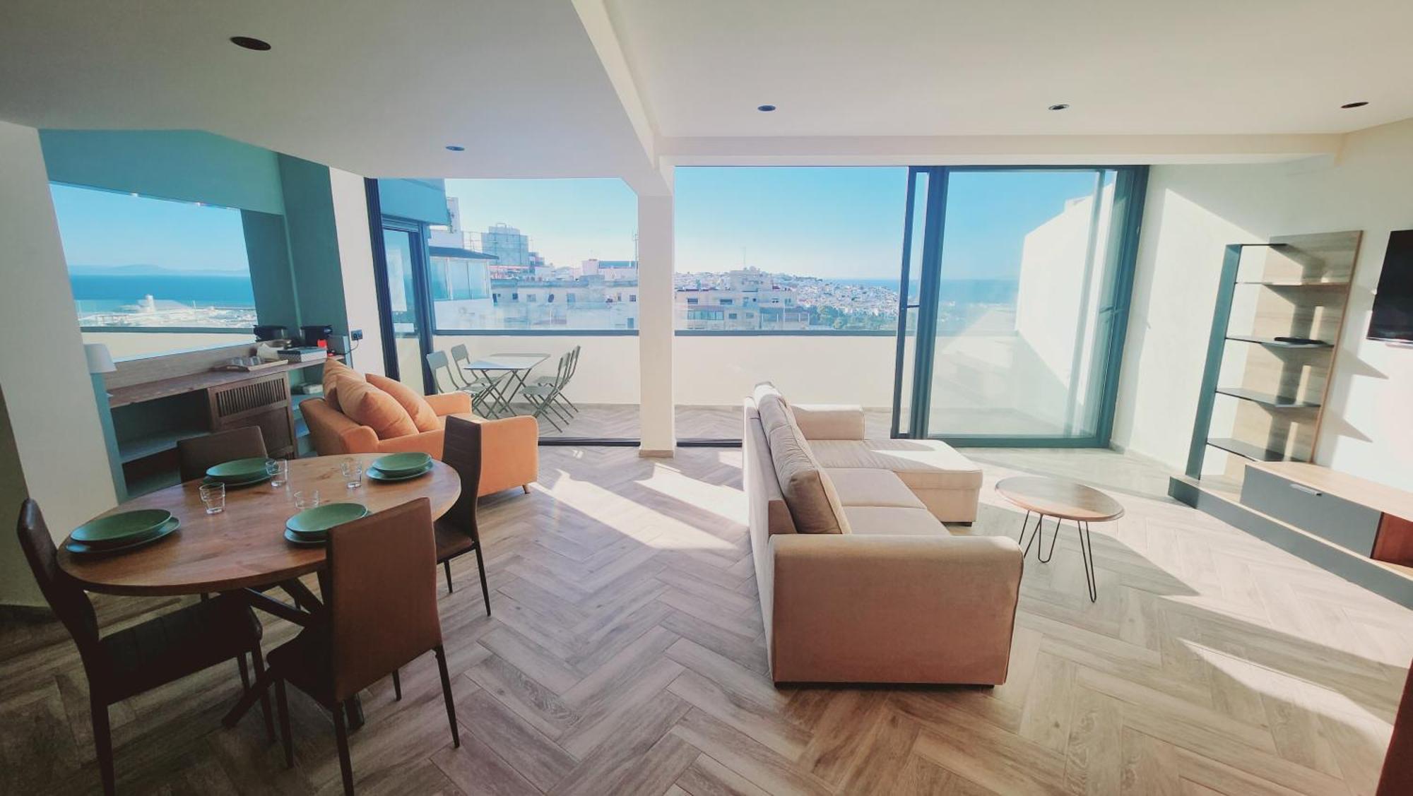 Appartement Vue Sur Mer Tanger Exteriör bild