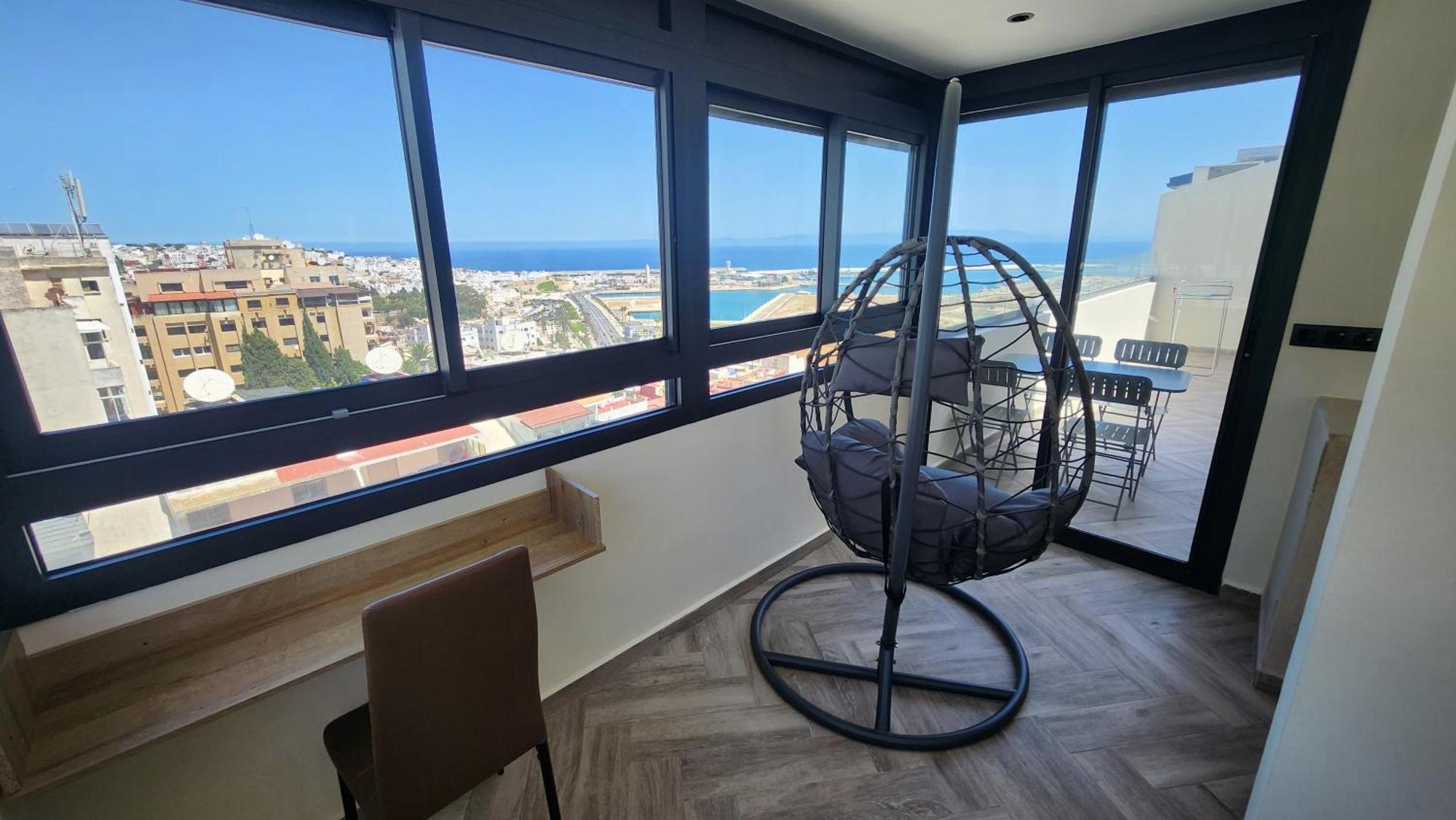Appartement Vue Sur Mer Tanger Exteriör bild
